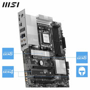 MSI PRO B850-P WIFI Motherboard, ATX - Supports AMD Ryzen 9000/8000/7000, AM5, DDR5, PCIe 5.0/4.0 x16, M.2 Gen5, Wi-Fi 7, 5G LAN