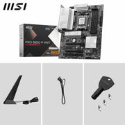 MSI PRO B850-P WIFI Motherboard, ATX - Supports AMD Ryzen 9000/8000/7000, AM5, DDR5, PCIe 5.0/4.0 x16, M.2 Gen5, Wi-Fi 7, 5G LAN