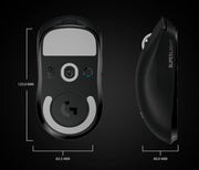 Logitech G PRO SUPERLIGHT Wireless Gaming Mouse – Ultra-Lightweight 63g, HERO 25K Sensor, 25,600 DPI, 5 Programmable Buttons, Long Battery Life – Black - 910-005881