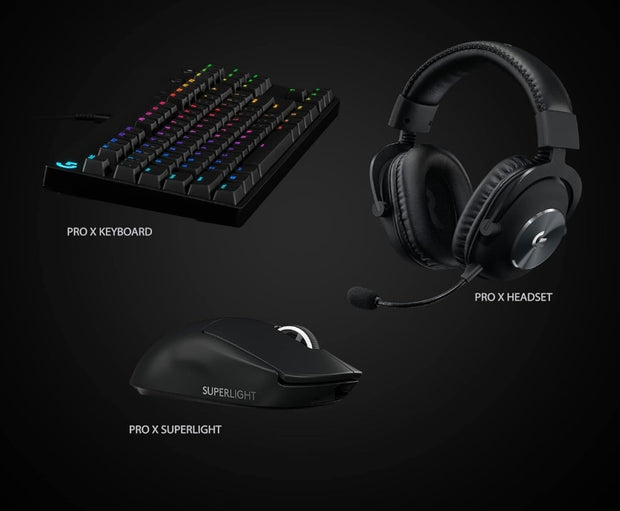 Logitech G PRO SUPERLIGHT Wireless Gaming Mouse – Ultra-Lightweight 63g, HERO 25K Sensor, 25,600 DPI, 5 Programmable Buttons, Long Battery Life – Black - 910-005881