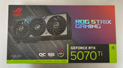 ASUS ROG Strix GeForce RTX 5070 Ti OC Edition 16GB GDDR7 Graphics Card- 90YV0M90-M0NA00 | A+ Grade – Excellent Condition, Tested & Verified, Comes with Original Box ASUS